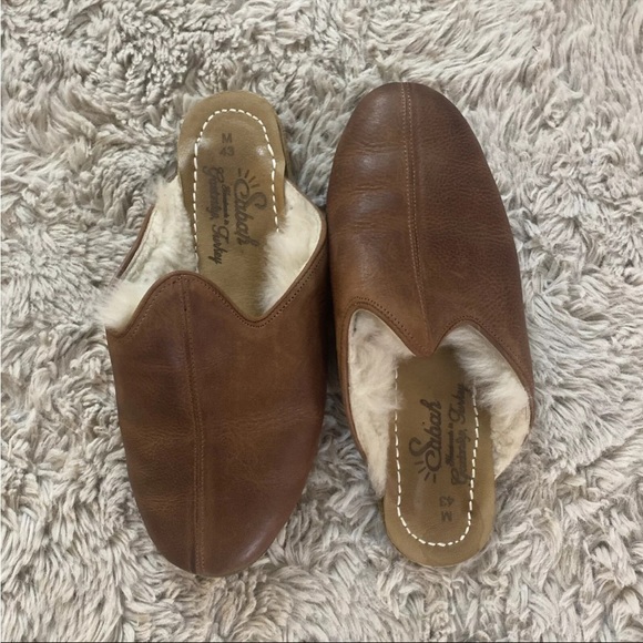 Sabah Other - Sabah Brown Shearling Baba Size 43